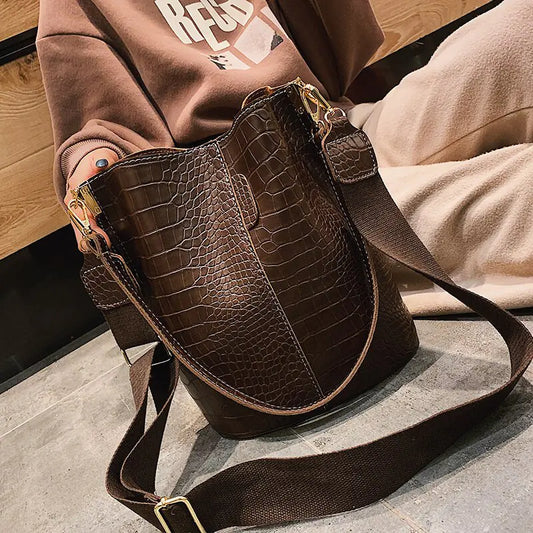 Single Shoulder Bucket Handbag - Online Gift Shop